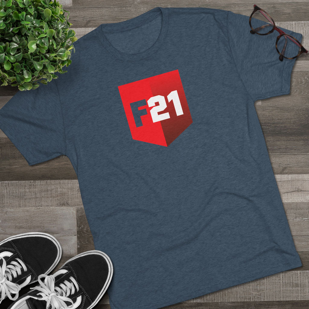 F21 Shield Logo Tee — Badge of Courage