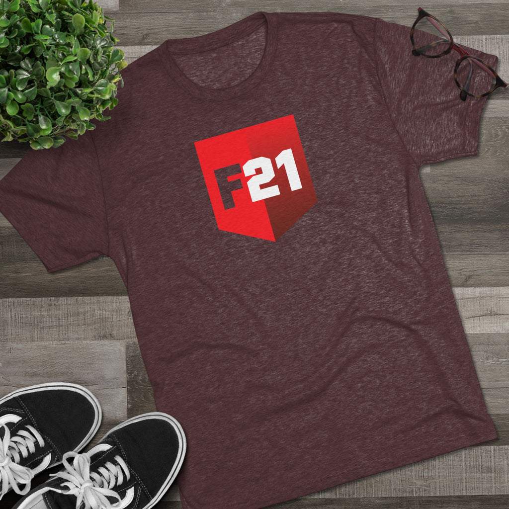 F21 Shield Logo Tee — Badge of Courage