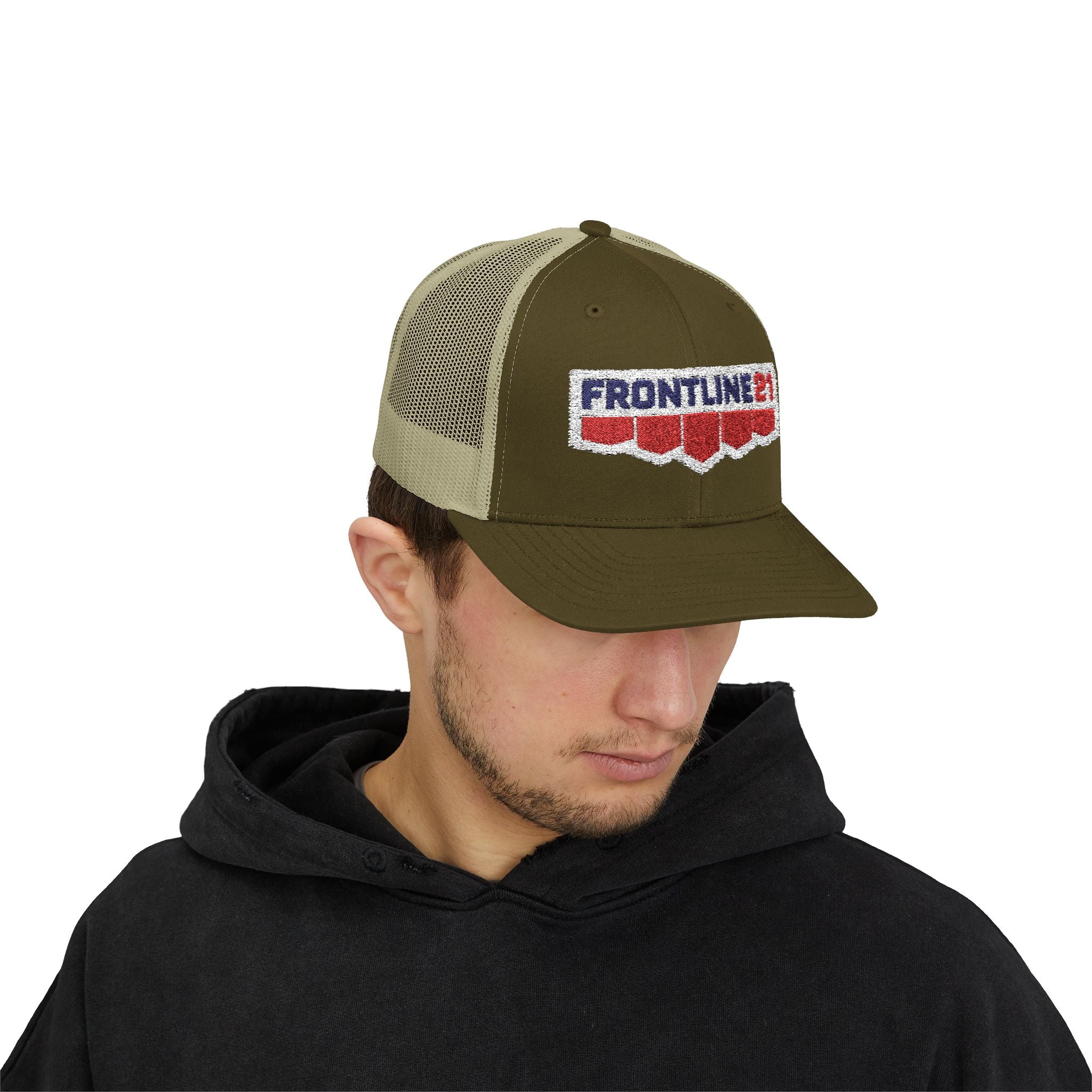 Frontline Snapback Trucker Cap